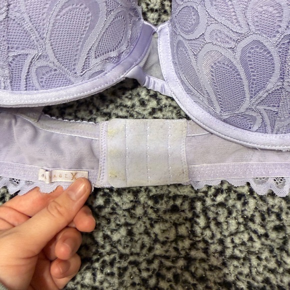 Savage X Fenty Lace Underwire Bra - Light Purple - Picture 4 of 6